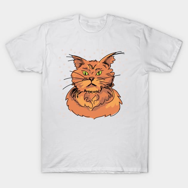 Angry Kitty T-Shirt by SWON Design